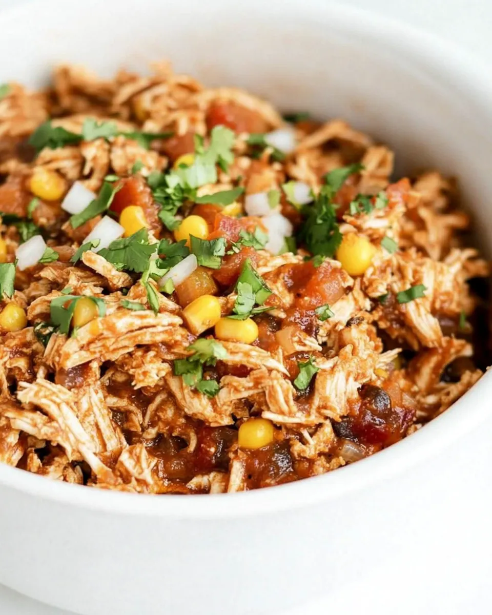 Classic Crockpot Mexican Shredded Chicken dish photo