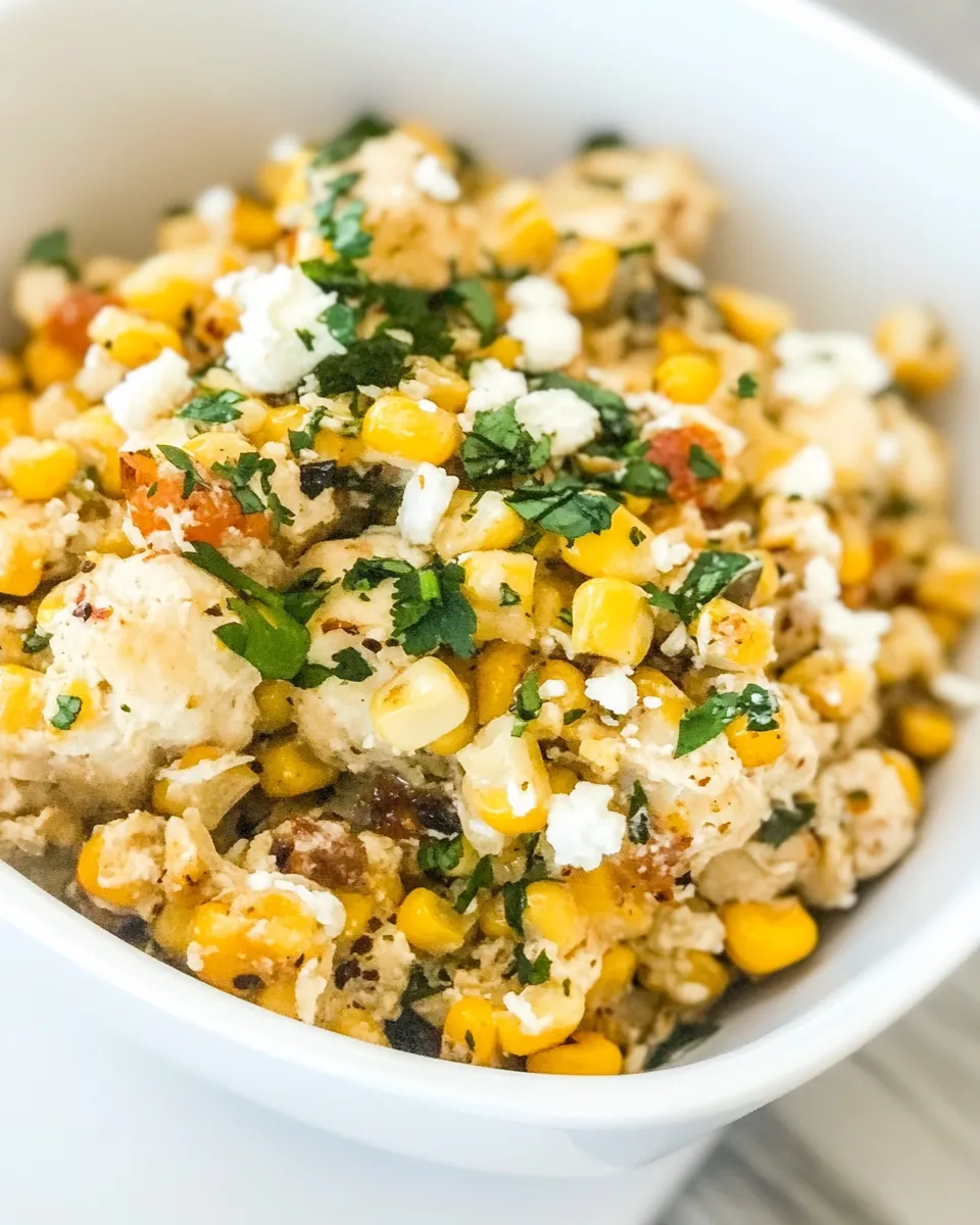 Classic Crockpot Mexican Street Corn Chicken image