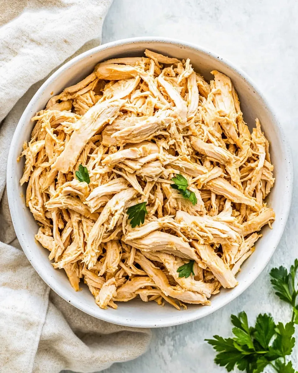 Easy Crockpot Shredded Chicken recipe photo