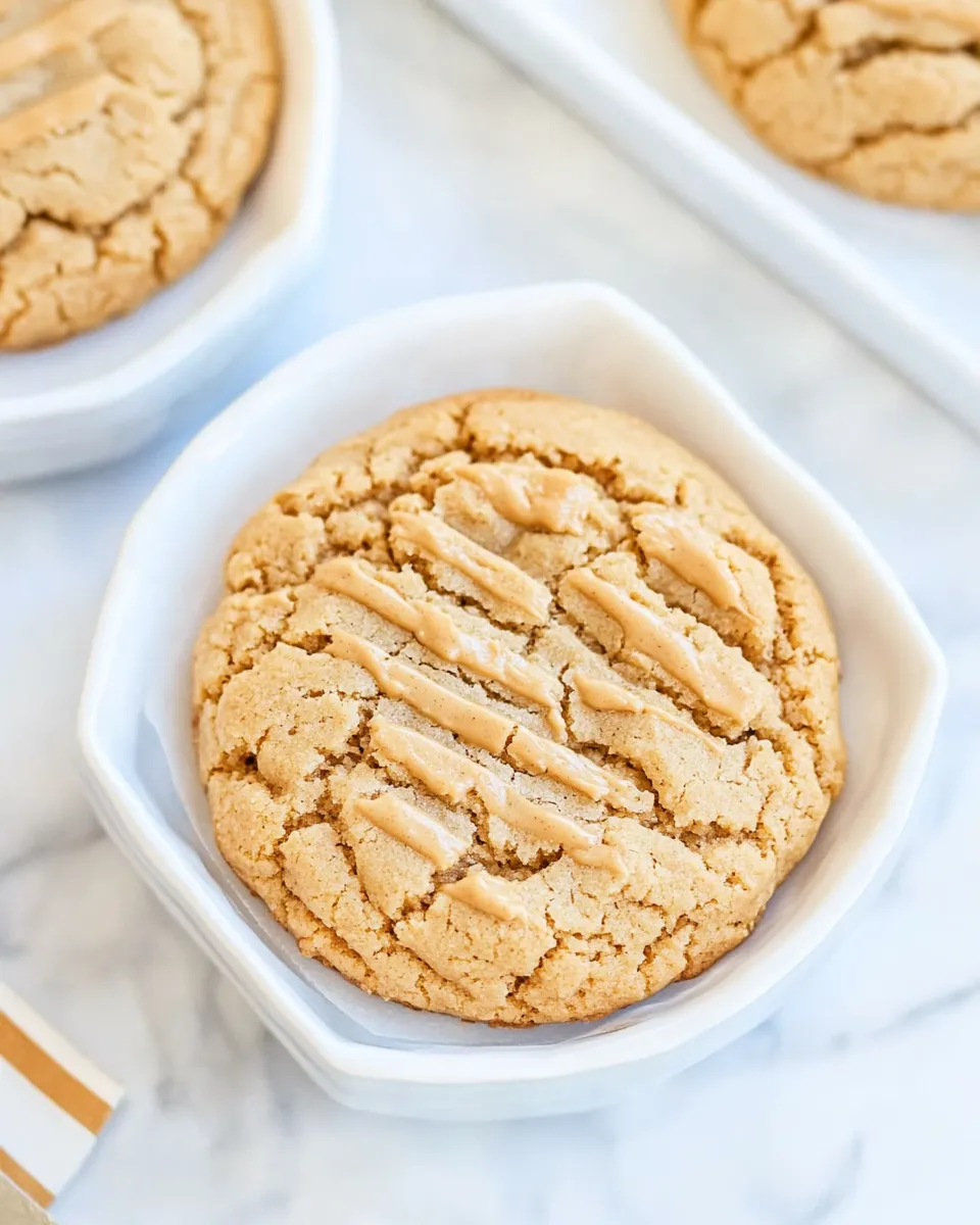 Delicious Crumbl Ultimate Peanut Butter Cookies: Bakery-Style Indulgence at Home dish photo