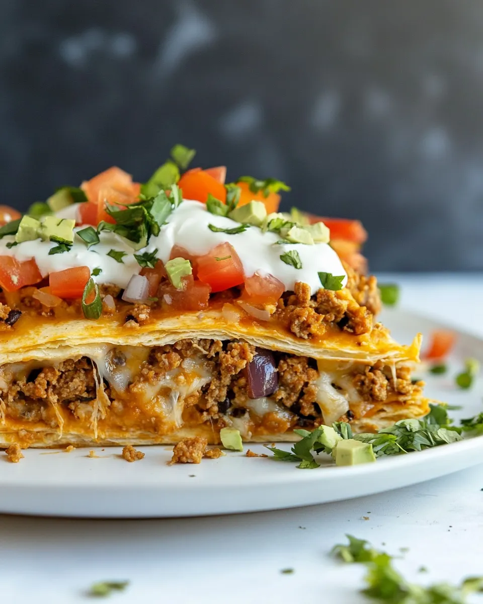 Homemade Crunchwrap Casserole (Taco Bell Inspired) photo