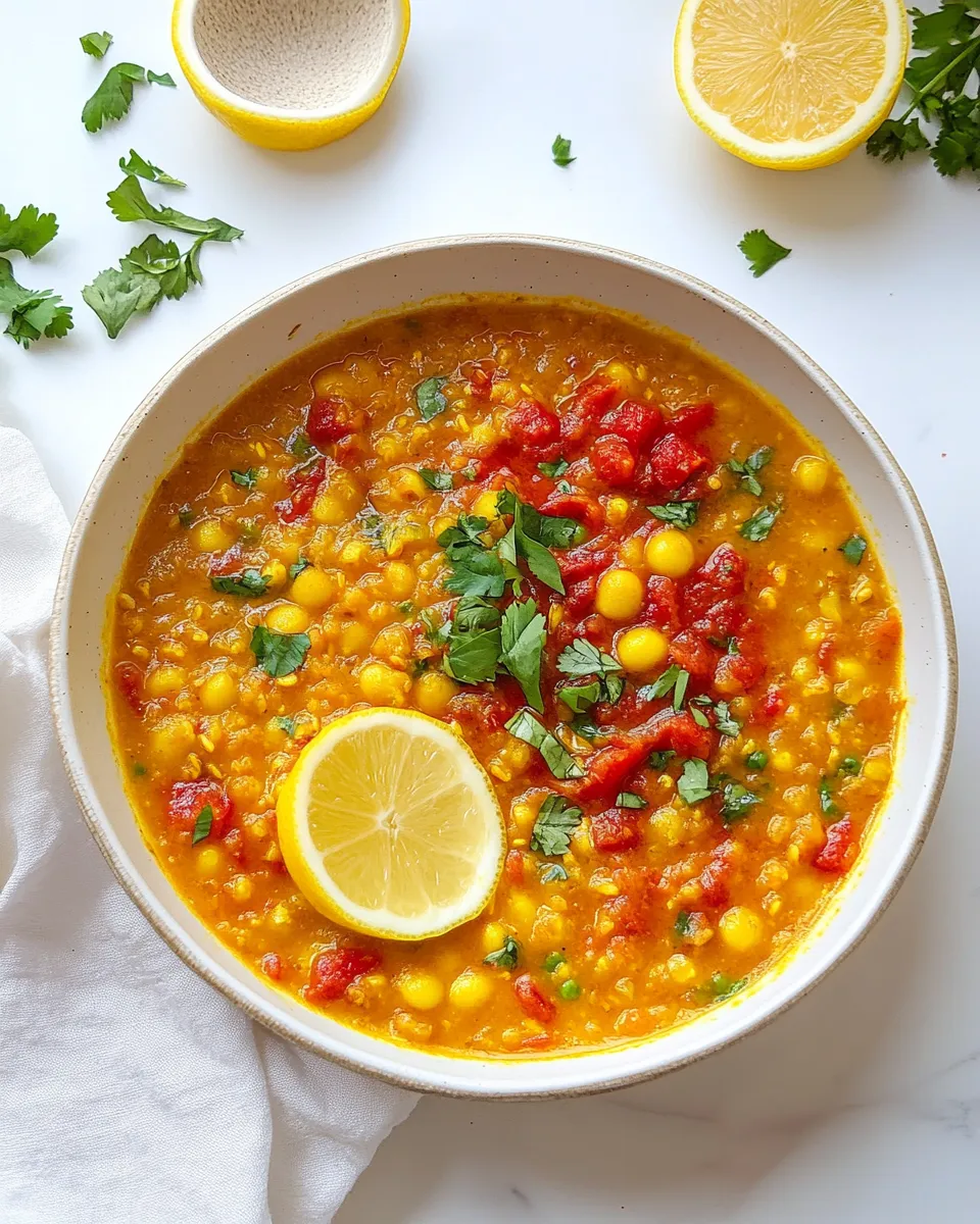 Delicious Dal Tadka Recipe food shot