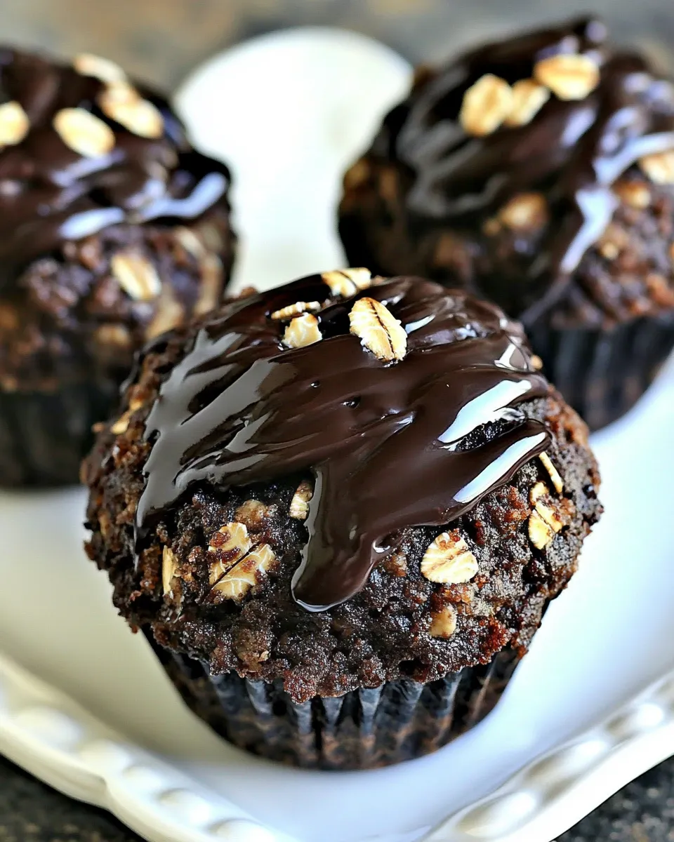 Homemade Dark Chocolate Oatmeal Cookie Cupcakes photo