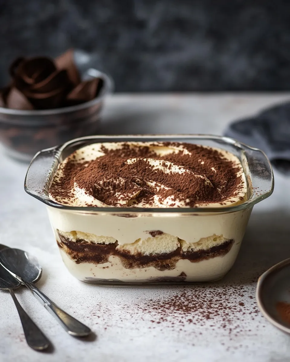 Homemade Delicious Amarula tiramisu photo