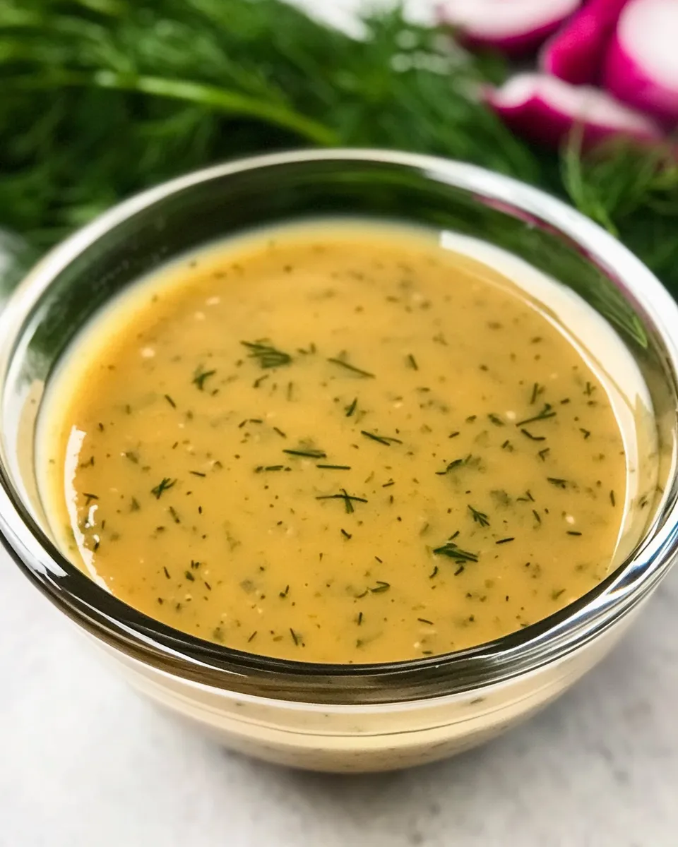 Homemade Dill Honey Mustard Sauce photo