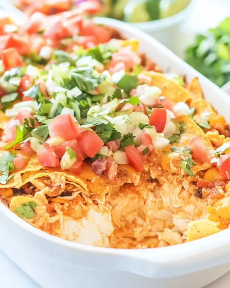 Homemade EASY Chicken Taco Casserole photo