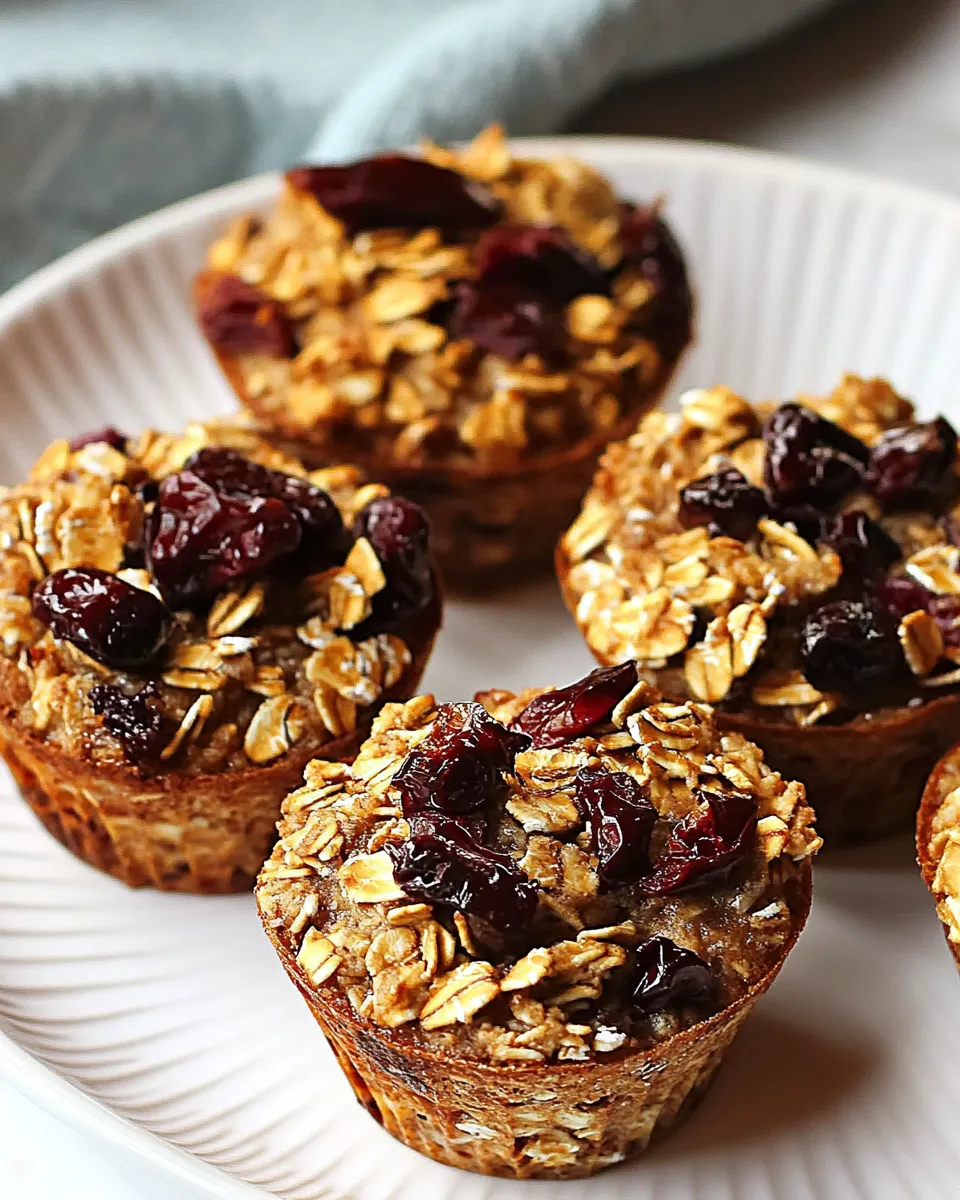 Homemade Easy Baked Oatmeal Cups Recipe photo