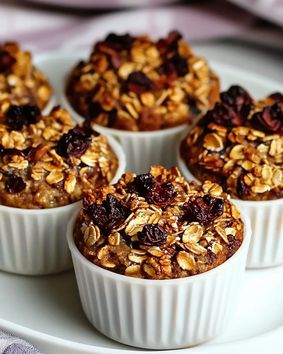 Classic Easy Baked Oatmeal Cups Recipe image