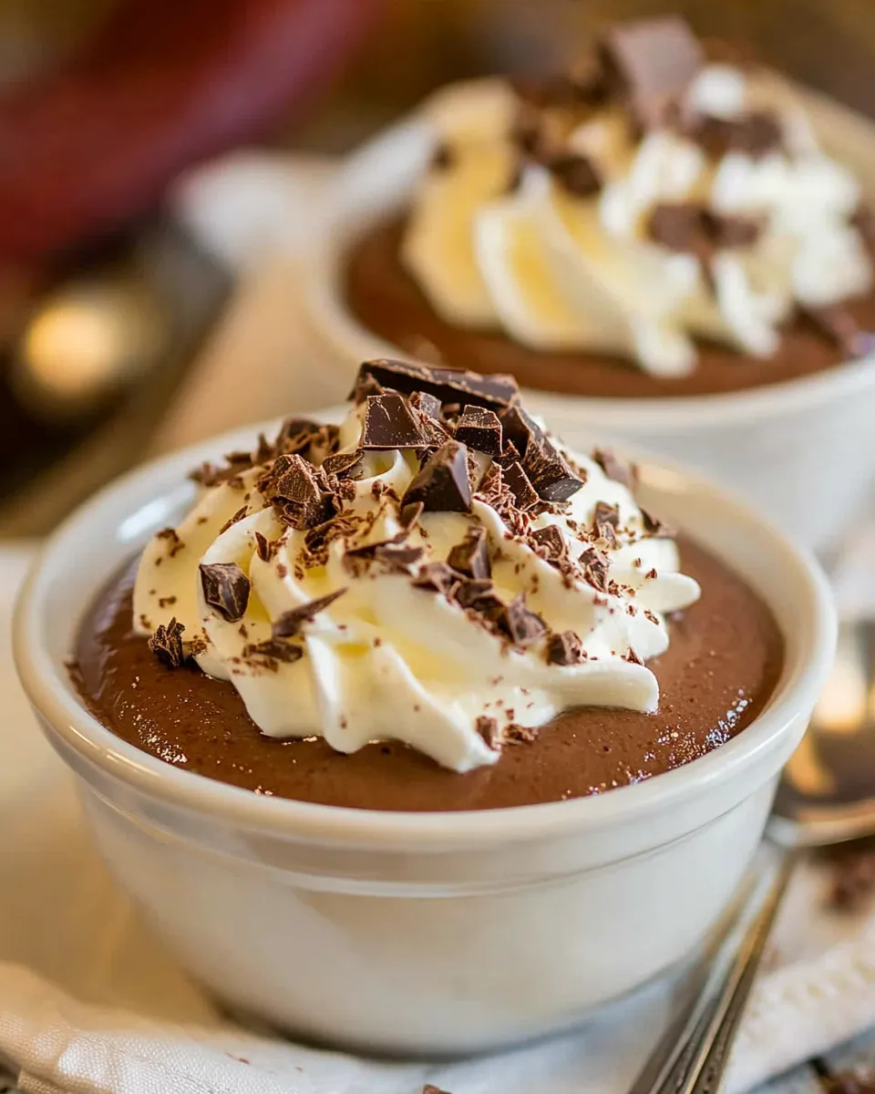Delicious Easy Chocolate Pudding for Two recipe photo