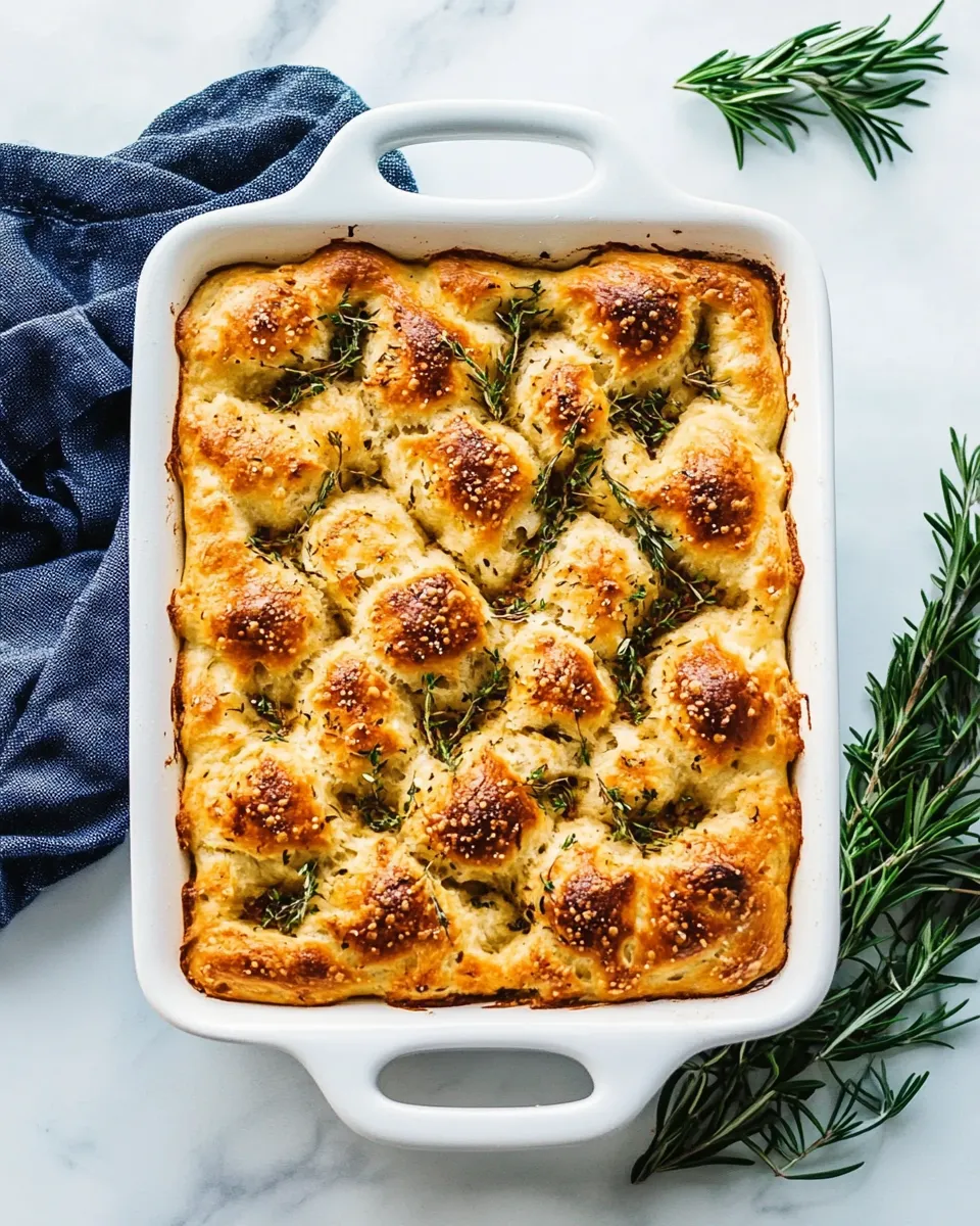 Quick Easy Focaccia Recipe food shot