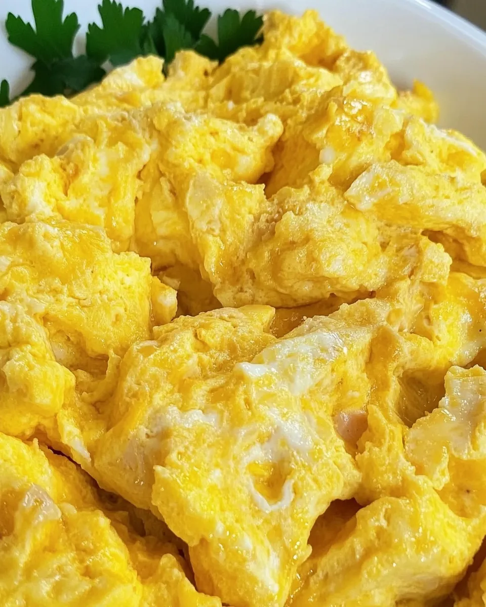 Delicious Easy Griddled Scrambled Eggs (Large Batch on Flatrock) recipe photo
