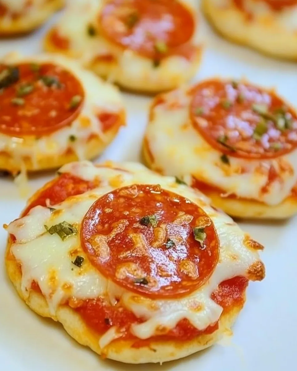 Homemade Easy Mini Pepperoni Pizzas photo