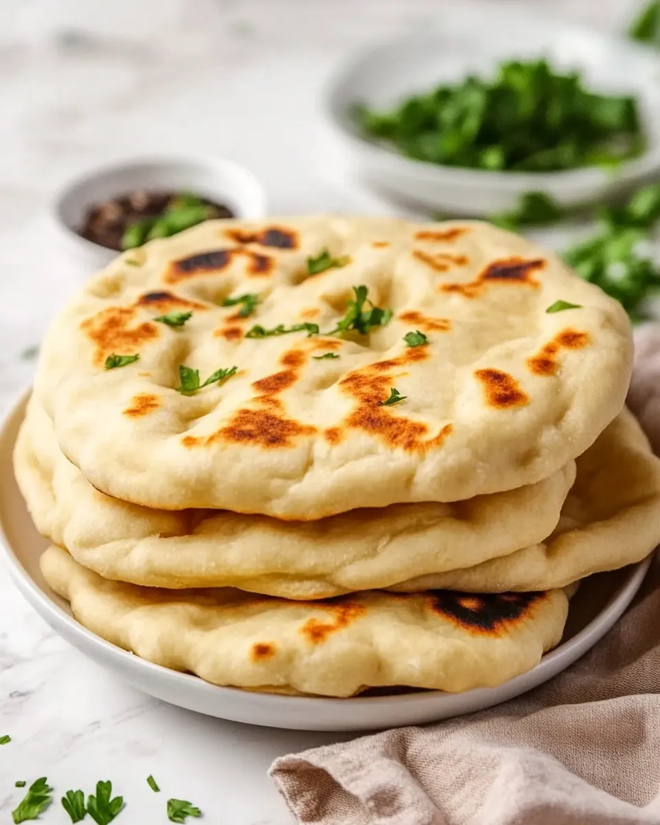 Classic Easy Naan Bread recipe image
