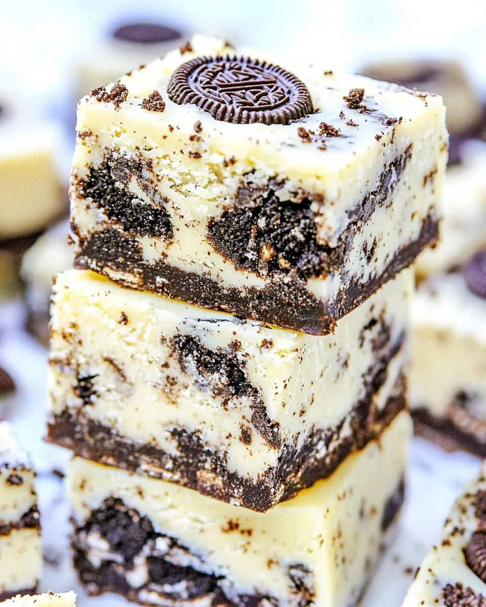 Classic Easy Oreo Fudge dish photo