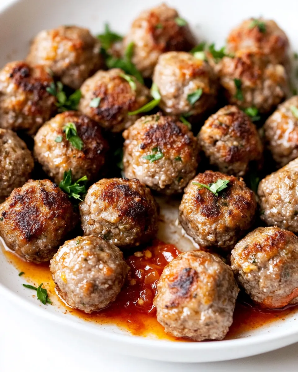 Delicious Easy Oven Baked Meatballs recipe photo