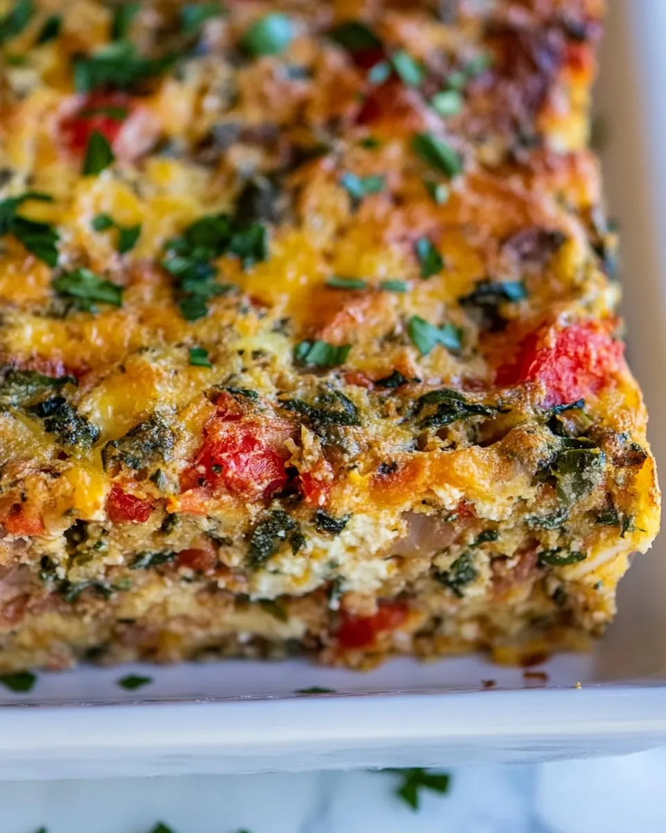 Homemade Easy Overnight Italian Breakfast Casserole photo