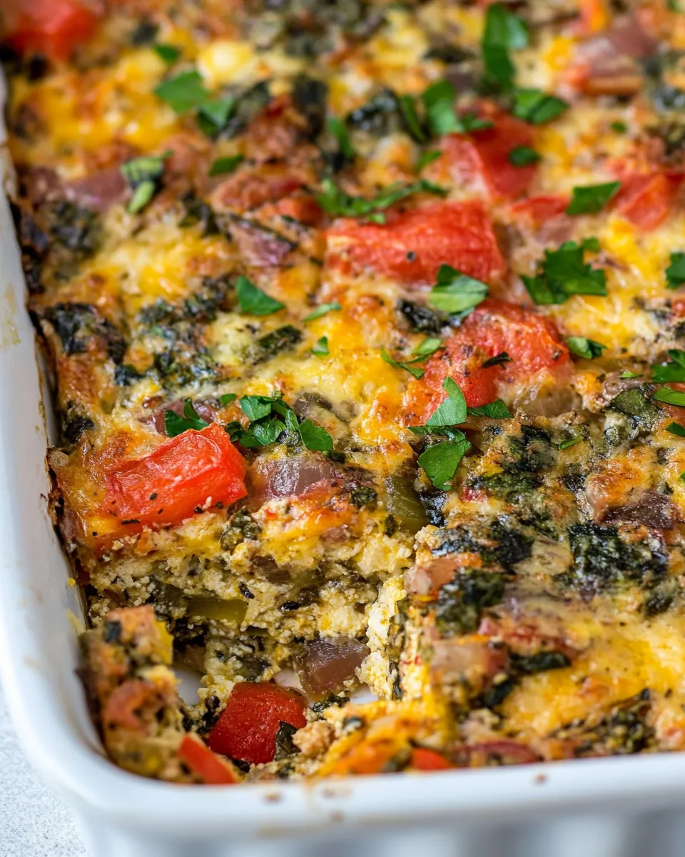 Classic Easy Overnight Italian Breakfast Casserole image