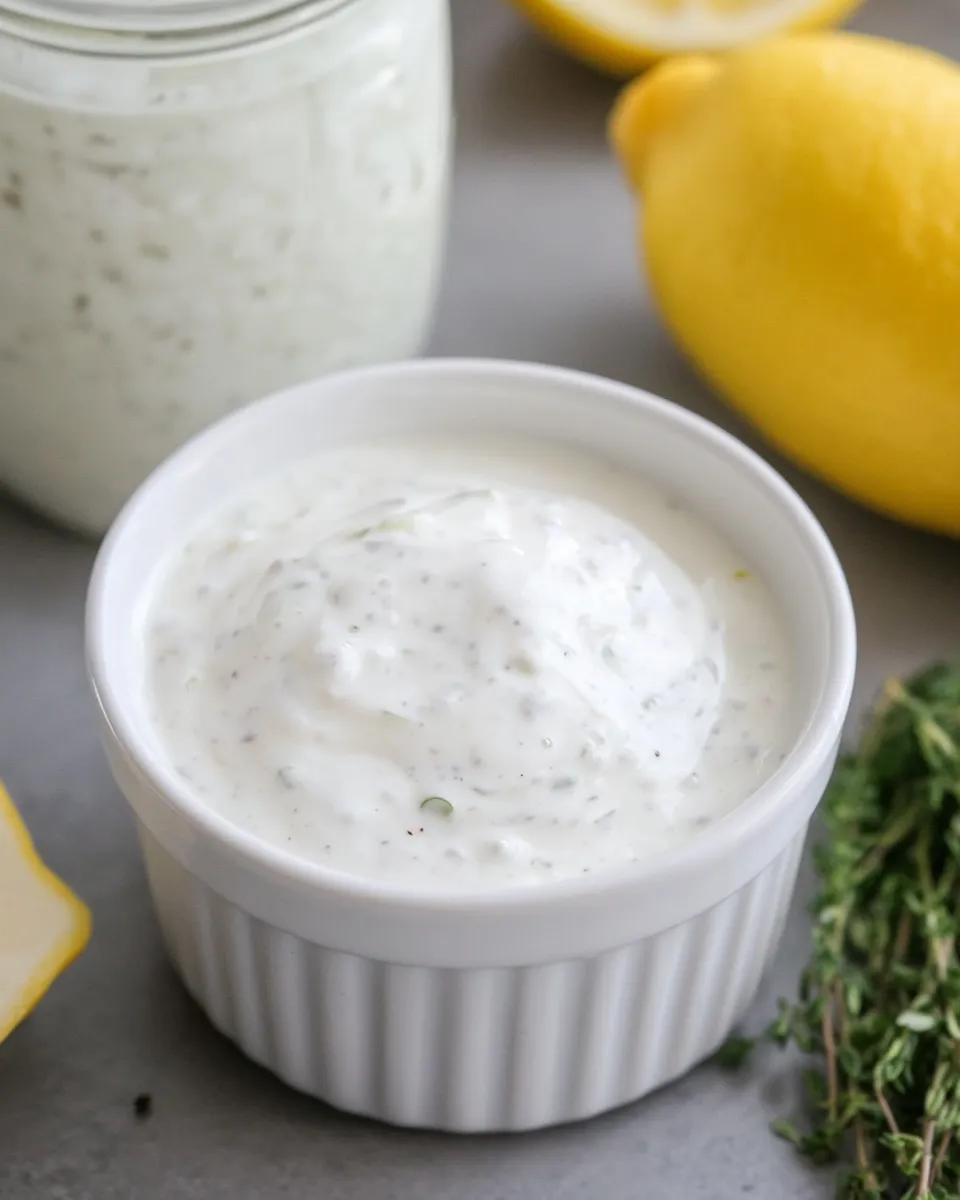 Delicious Easy Ranch Dressing Recipe shot