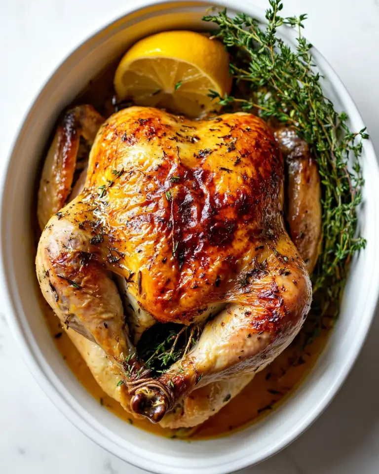 Homemade Easy Roast Chicken (Lemon & Herb) recipe photo