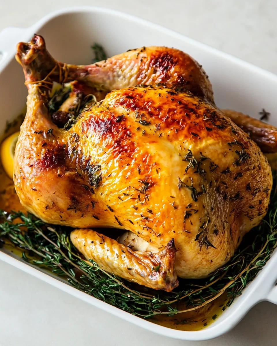 Classic Easy Roast Chicken (Lemon & Herb) dish photo