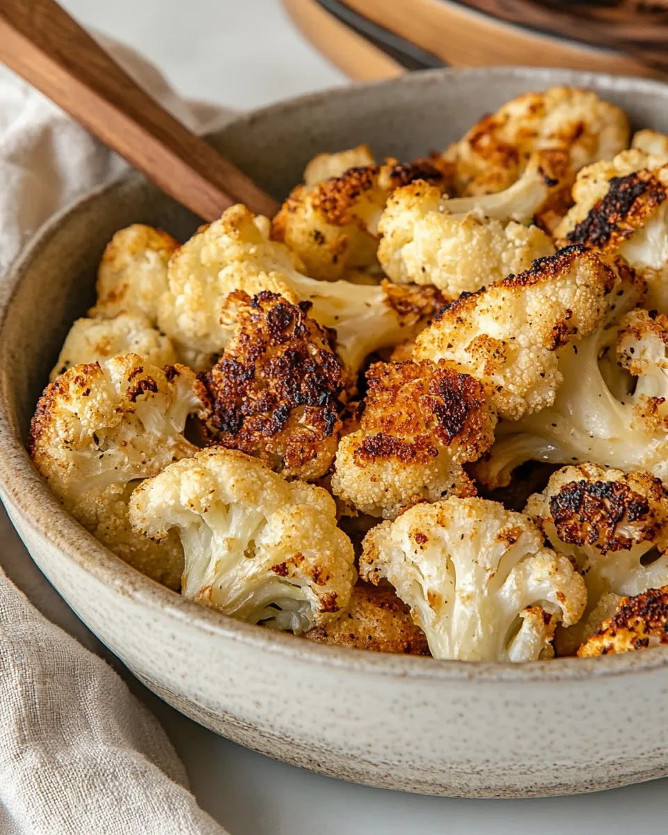 Classic Easy Roasted Frozen Cauliflower recipe image