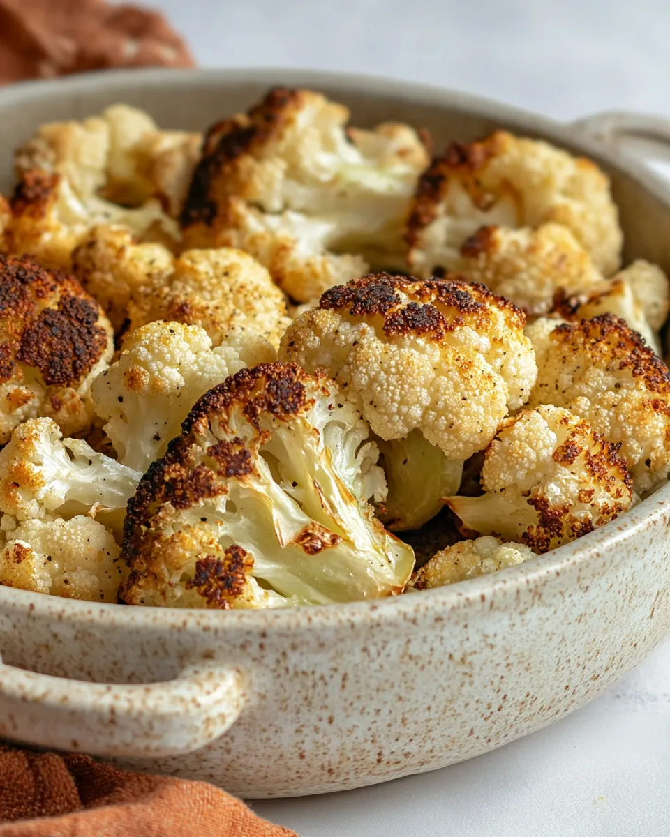 Delicious Easy Roasted Frozen Cauliflower dish photo