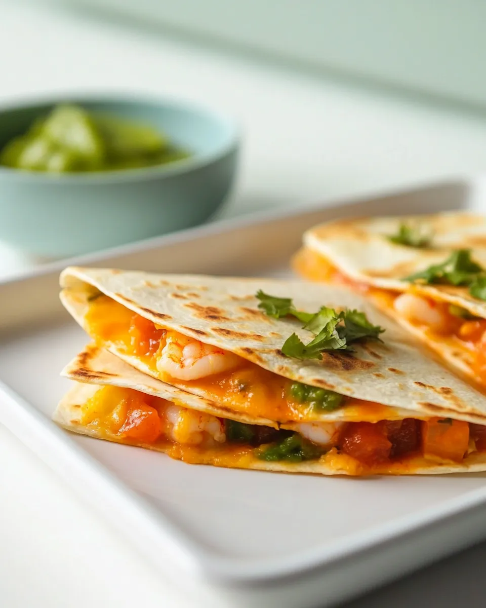 Homemade Easy Shrimp Quesadilla Recipe photo