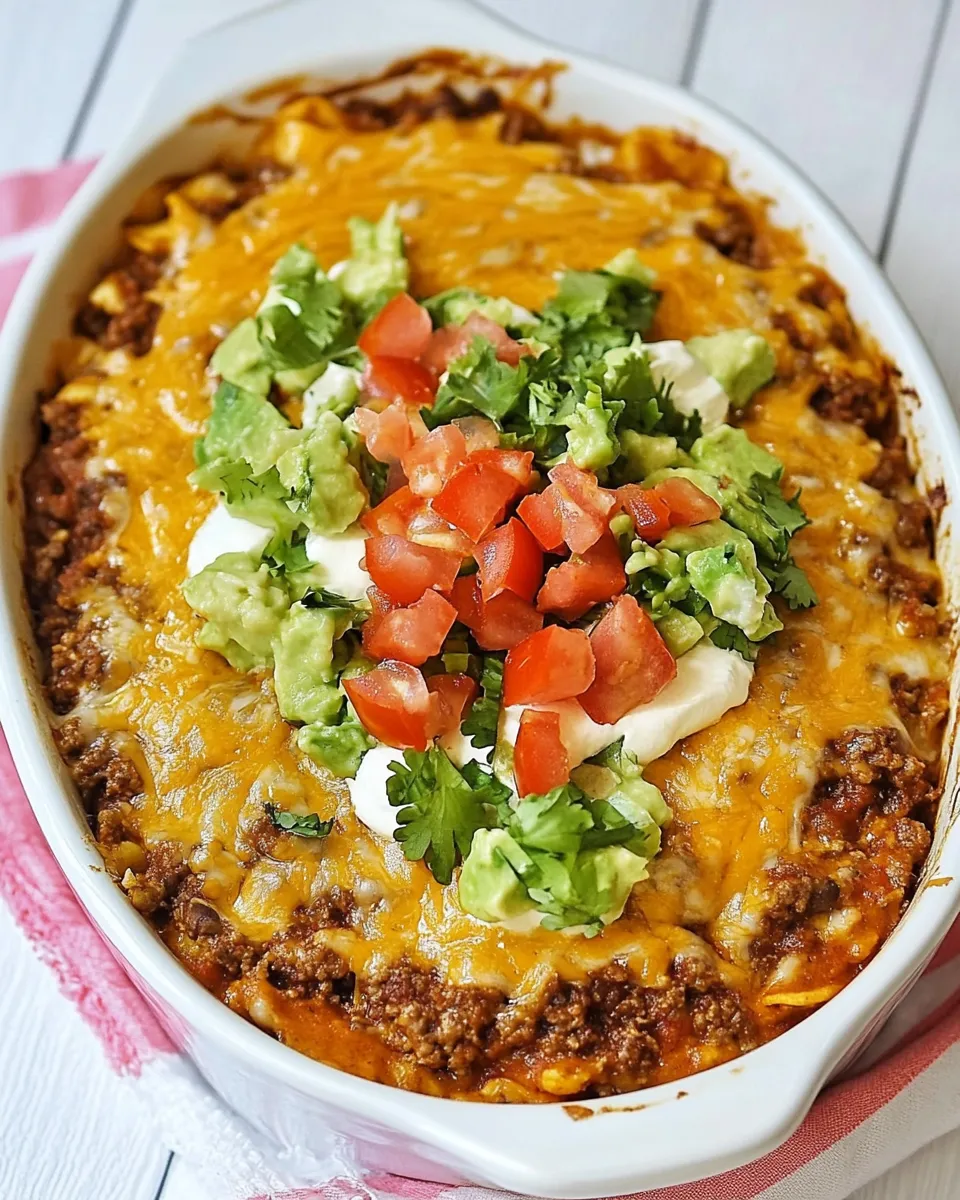 Delicious Easy Taco Casserole recipe photo