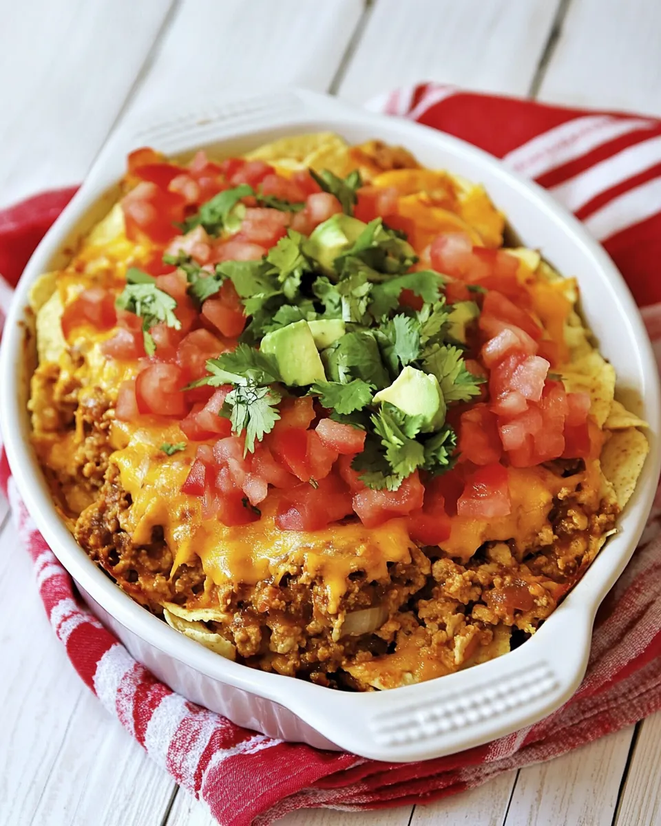 Quick Easy Taco Casserole dish photo