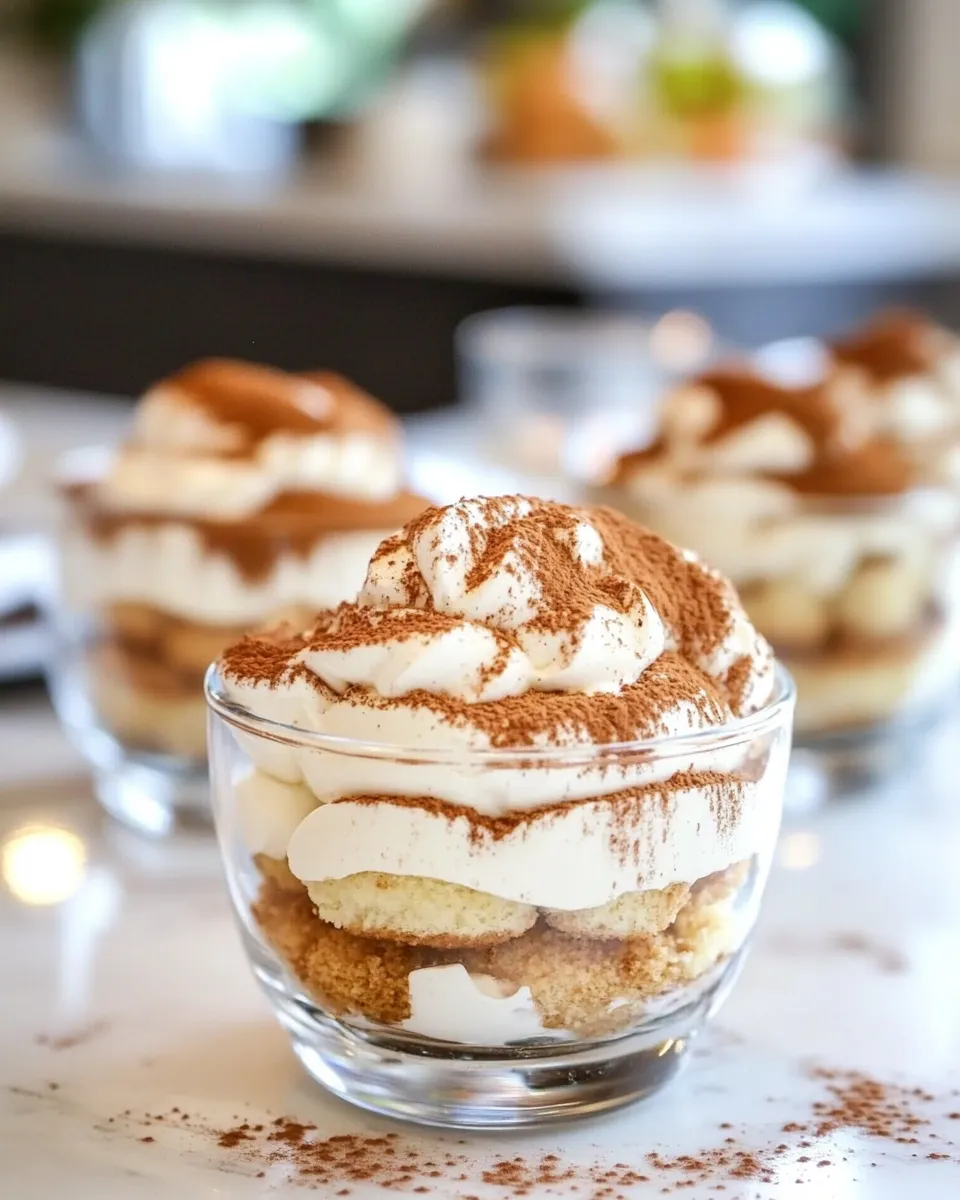 Homemade Easy Tiramisu Cups photo