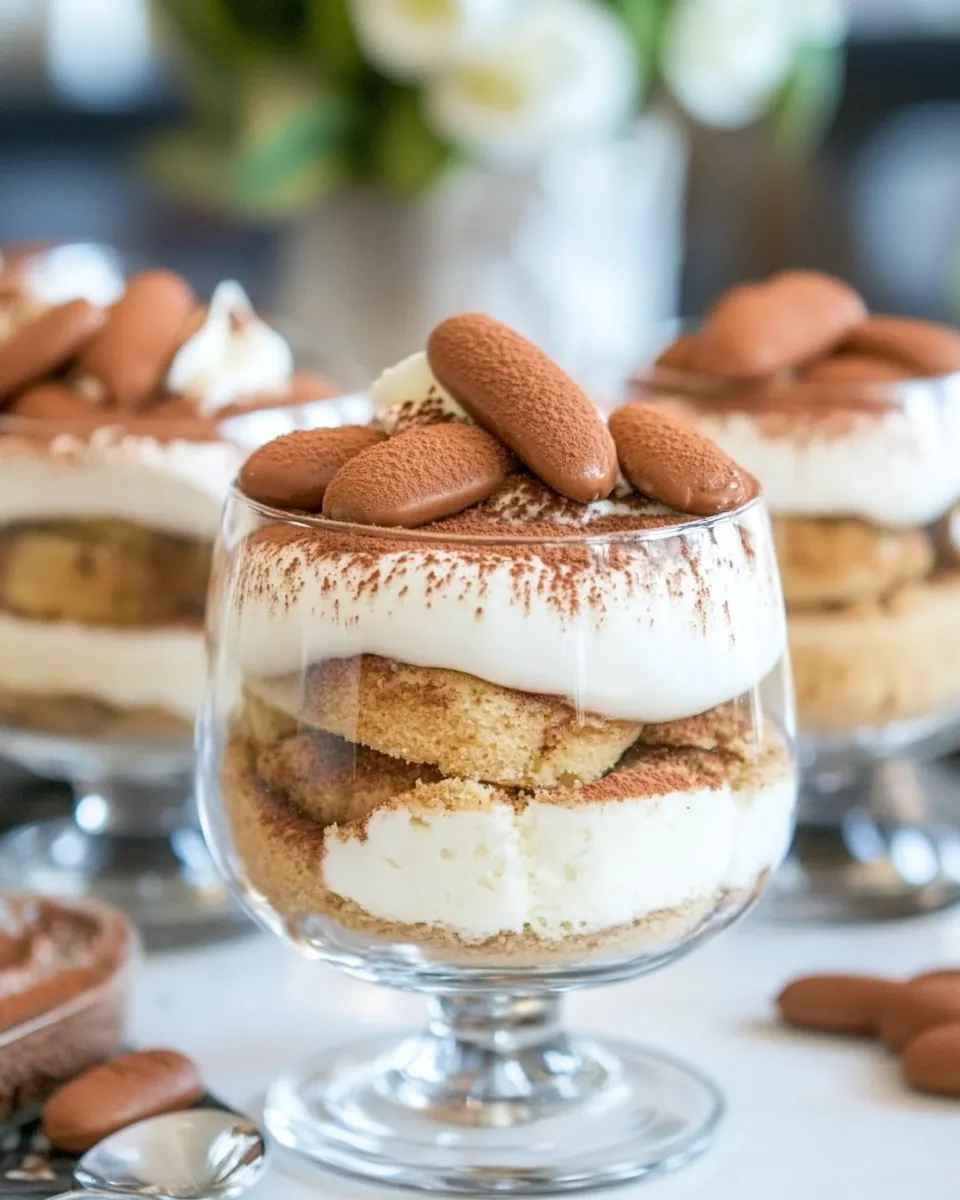 Classic Easy Tiramisu Cups image