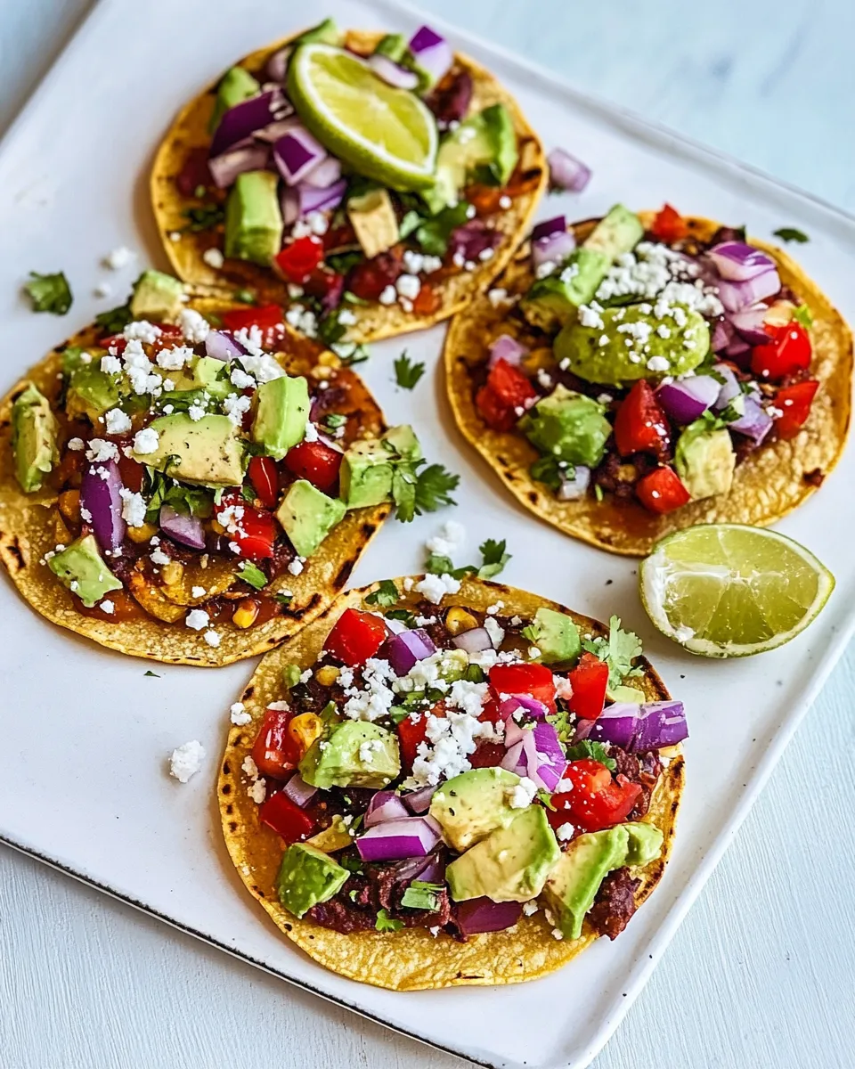 Delicious Easy Tostadas dish photo