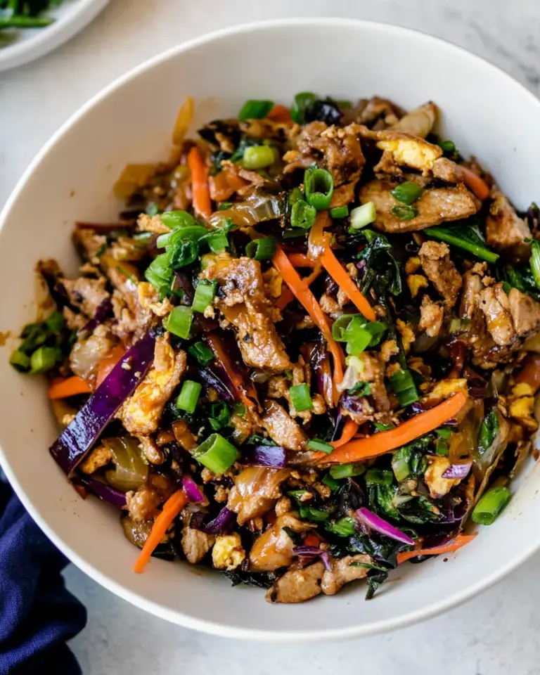 Homemade Egg Roll In A Bowl Recipe photo