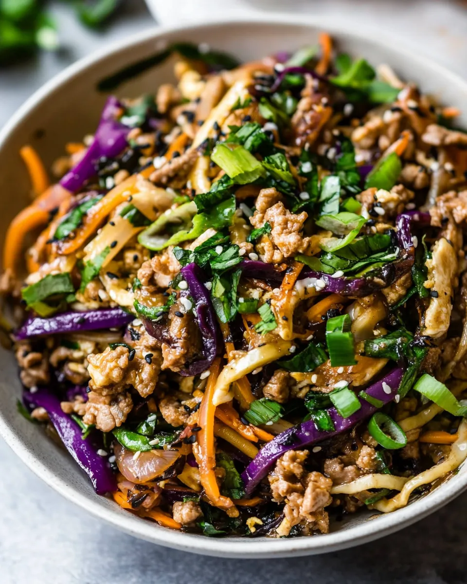 Delicious Egg Roll In A Bowl Recipe recipe photo