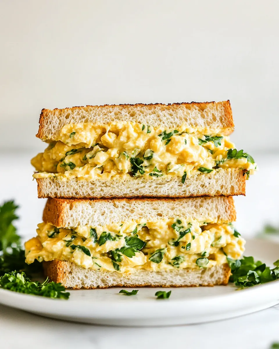 Homemade Egg Salad Sandwich Recipe photo