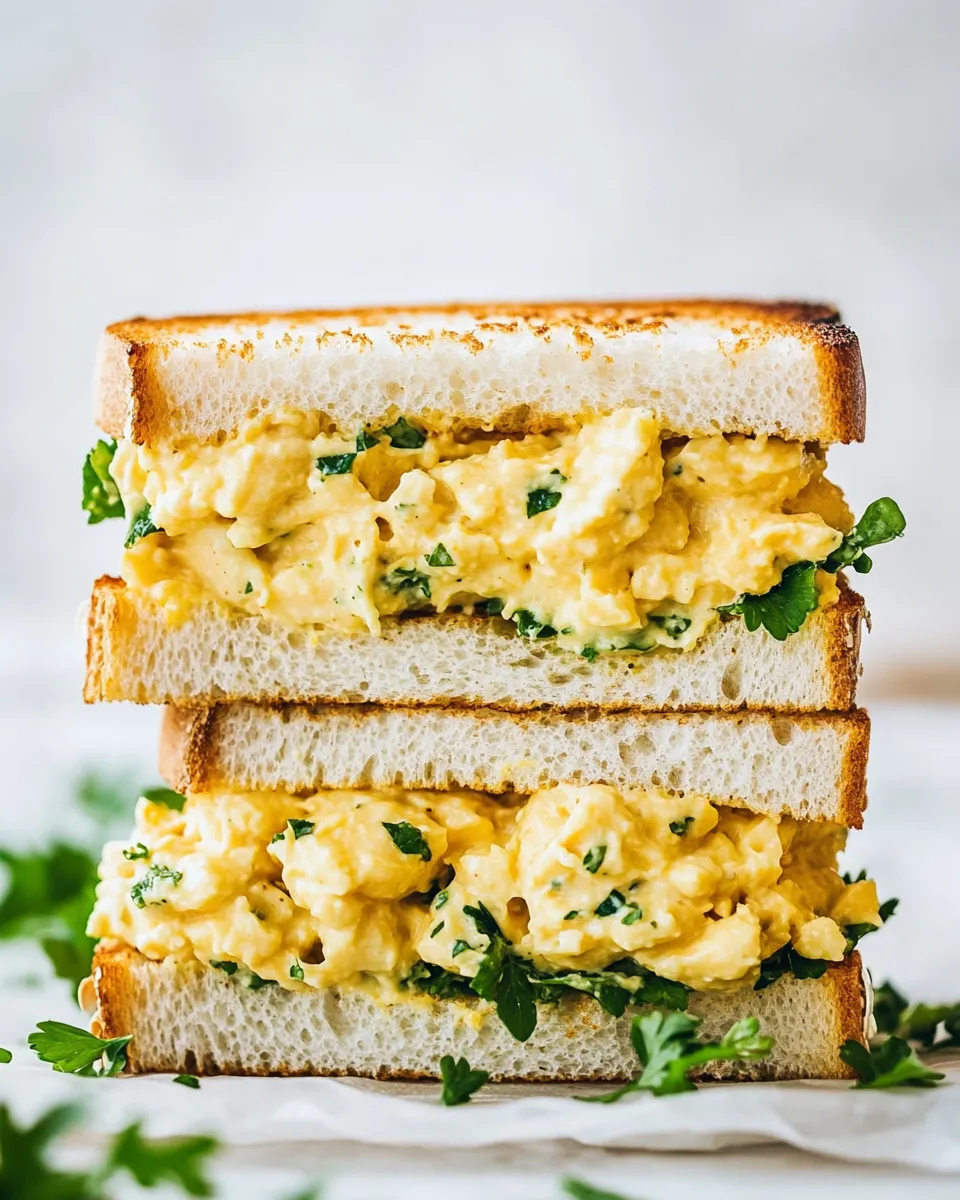 Classic Egg Salad Sandwich Recipe image
