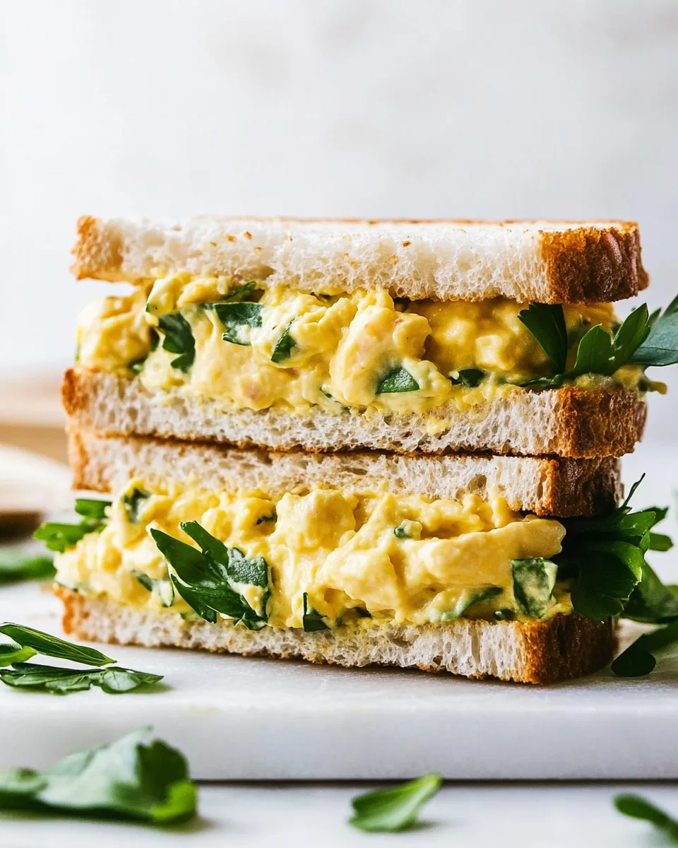 Delicious Egg Salad Sandwich Recipe dish photo