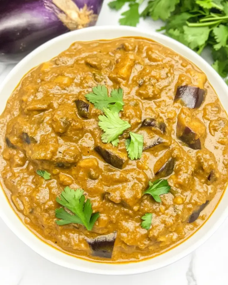 Homemade Eggplant Curry recipe photo