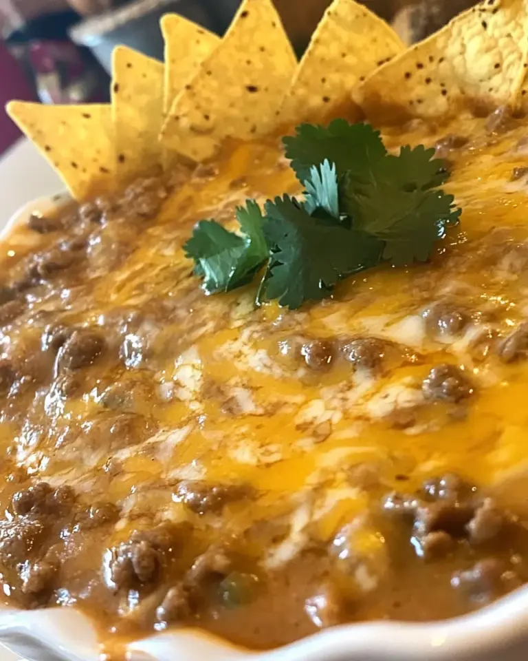 Homemade Enchilada Dip with Ground Beef recipe photo