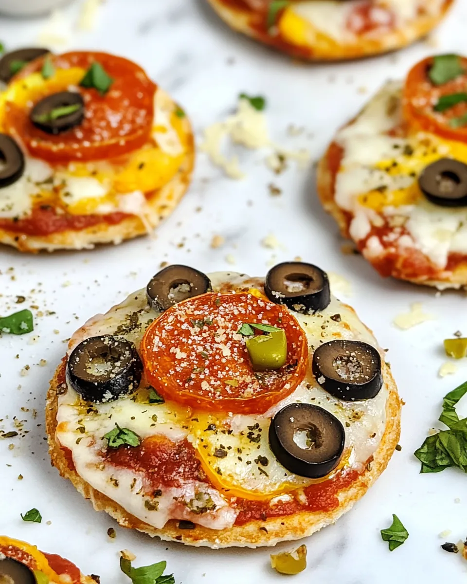 Homemade English Muffin Pizza photo