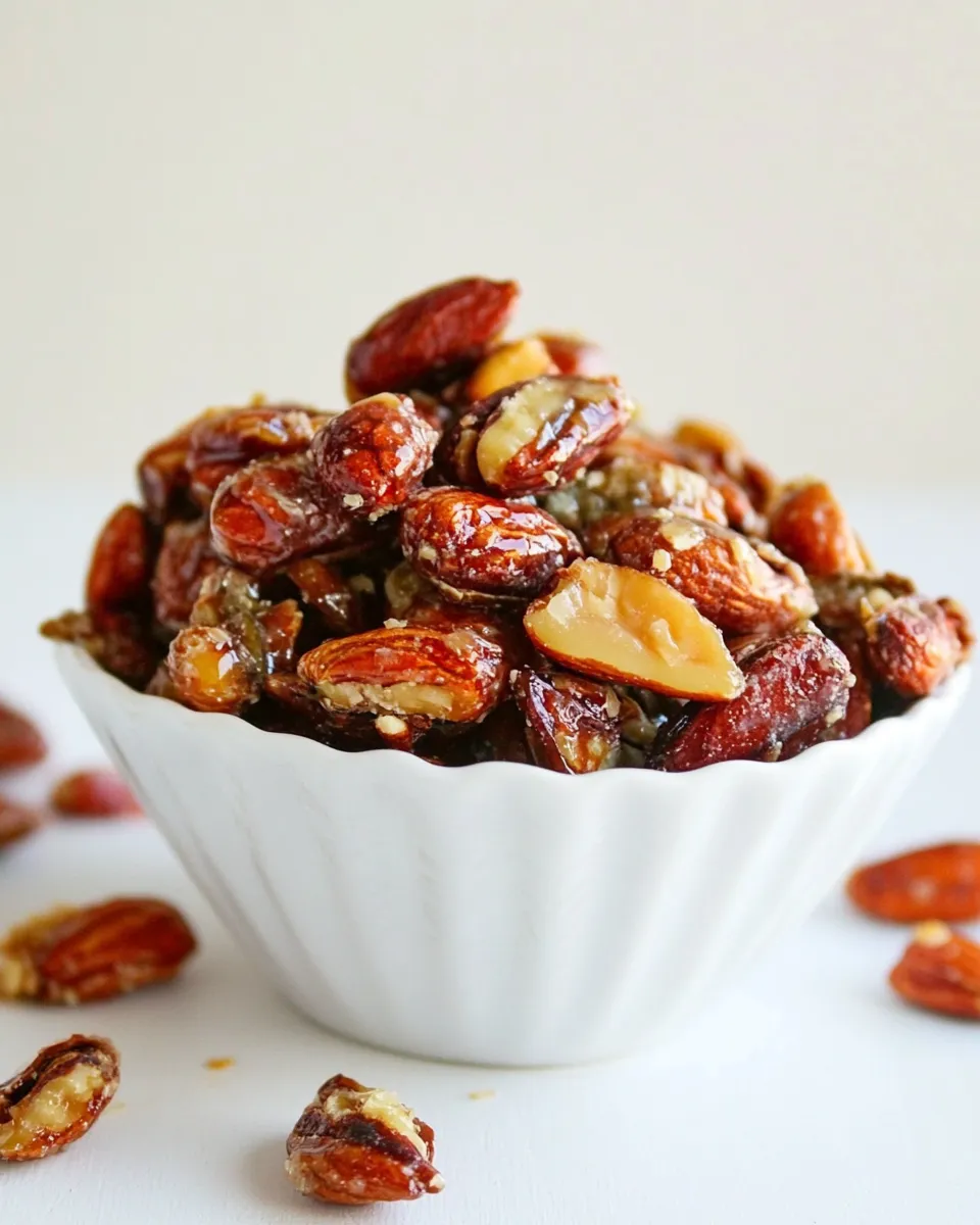 Classic Espresso Glazed Nuts recipe image