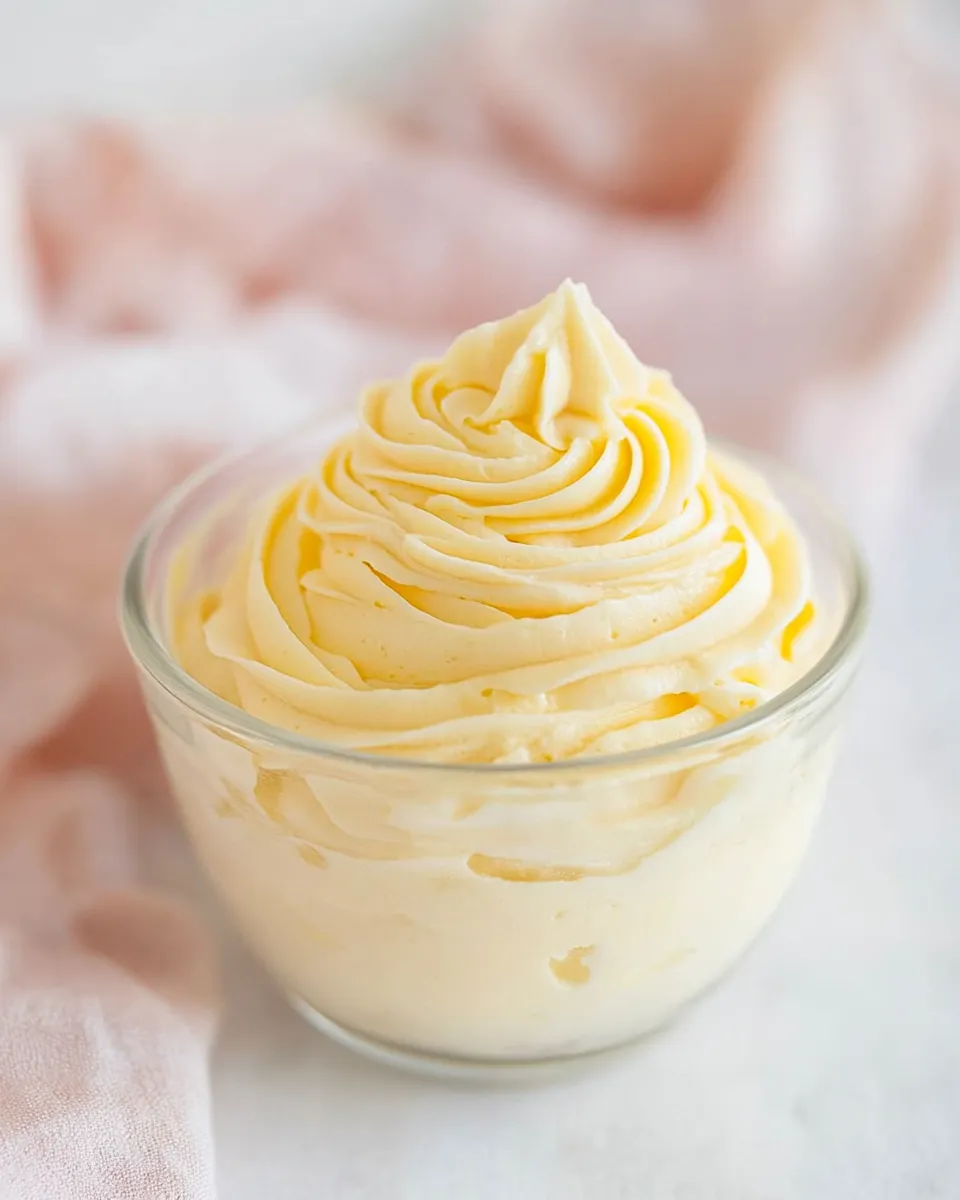 Delicious French Buttercream dish photo