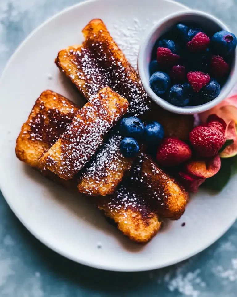 Homemade French Toast Sticks Recipe photo