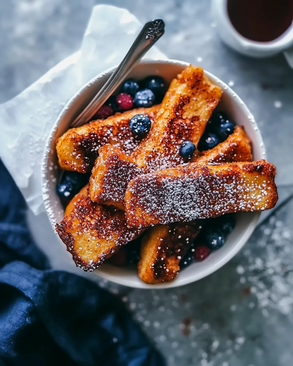 Delicious French Toast Sticks Recipe dish photo