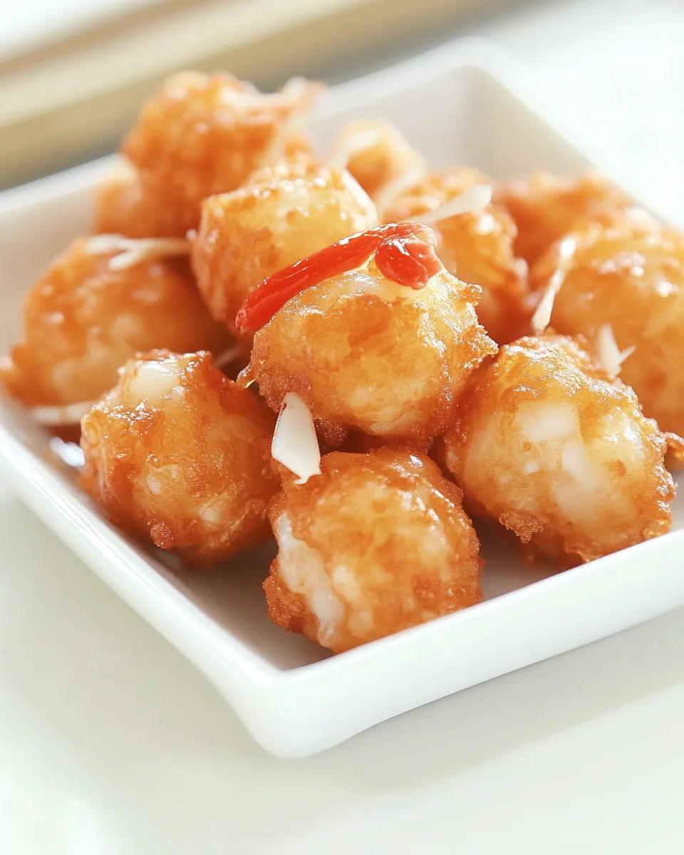 Easy Fried Cuttlefish Balls recipe image