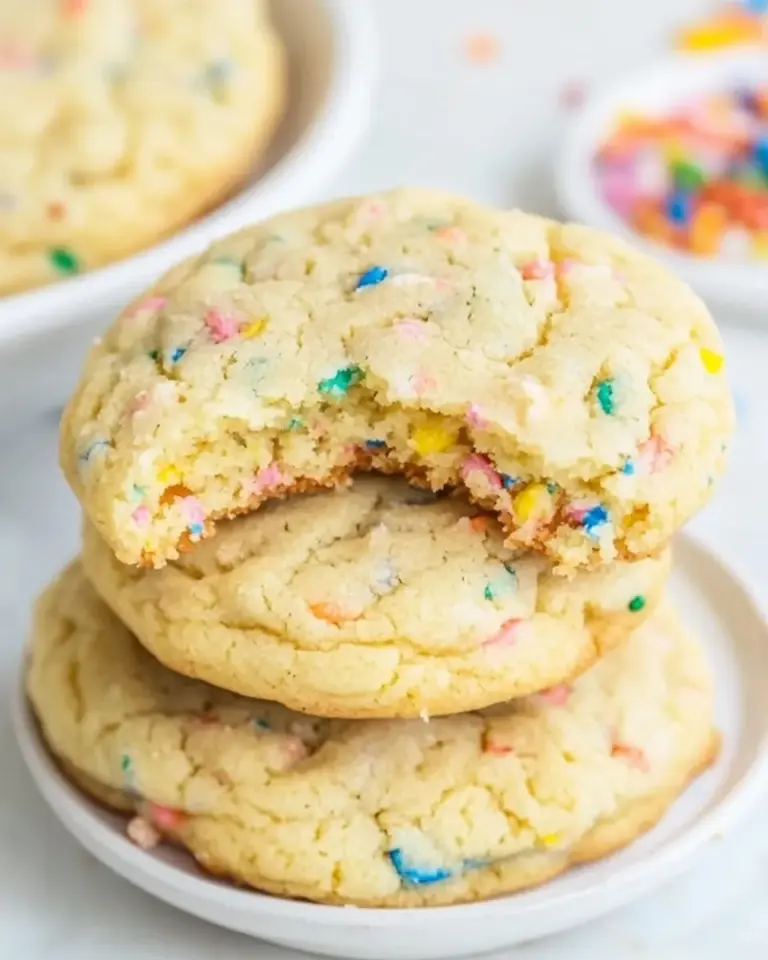 Homemade Funfetti Cake Mix Cookies photo