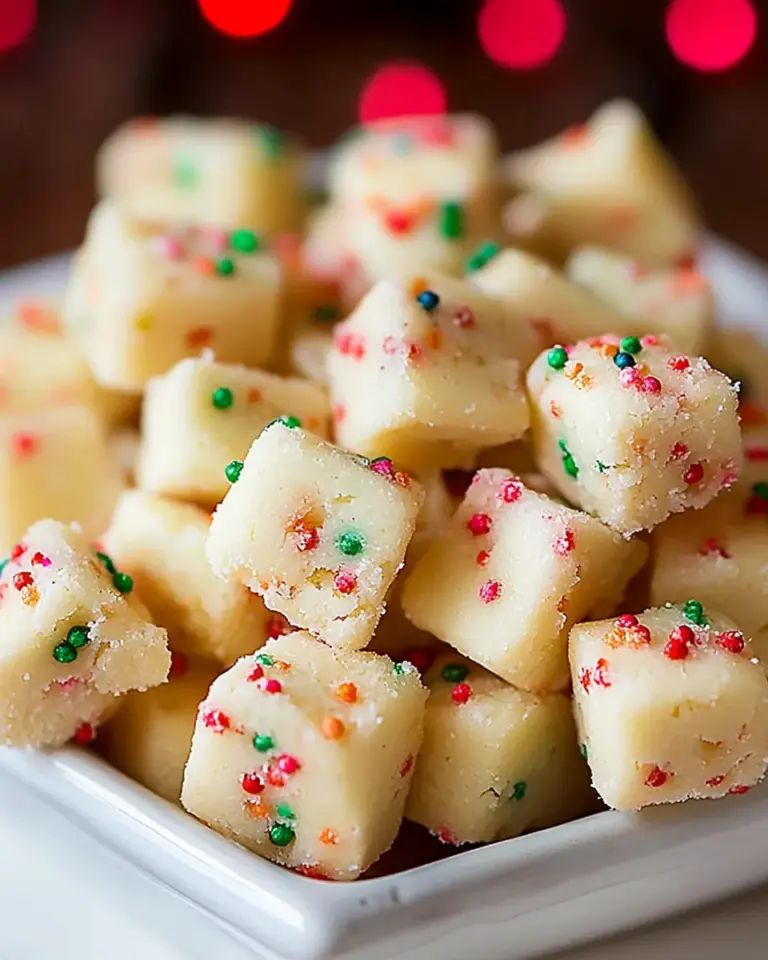 Homemade Funfetti Shortbread Bites photo