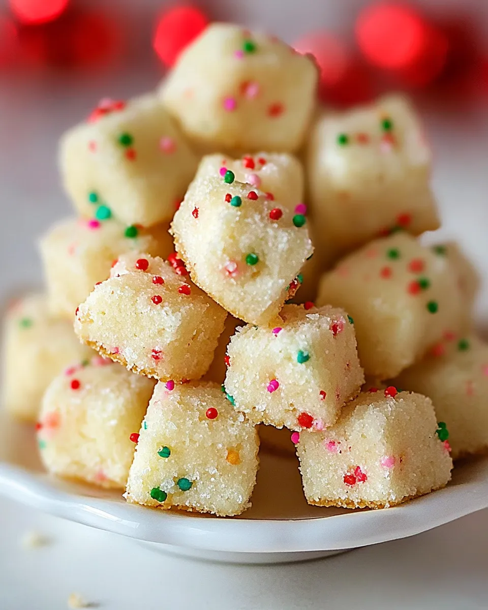 Easy Funfetti Shortbread Bites dish photo