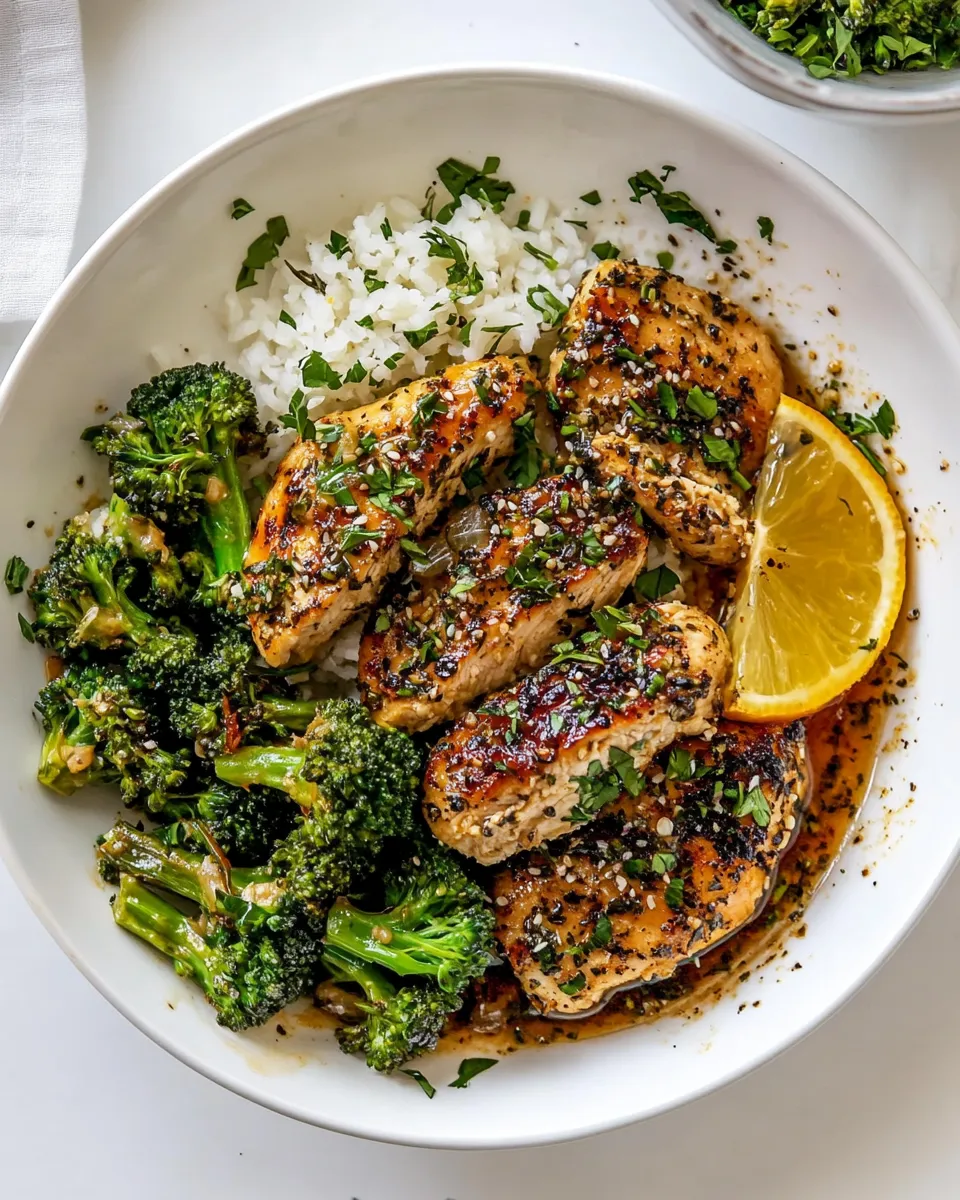 Easy Garlic Butter Chicken & Broccoli (20 Minutes!) recipe photo
