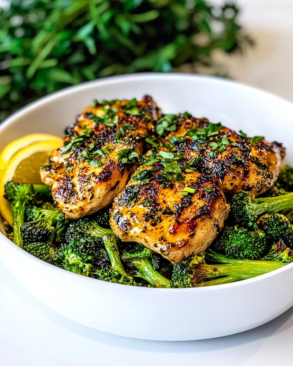 Delicious Garlic Butter Chicken & Broccoli (20 Minutes!) dish photo